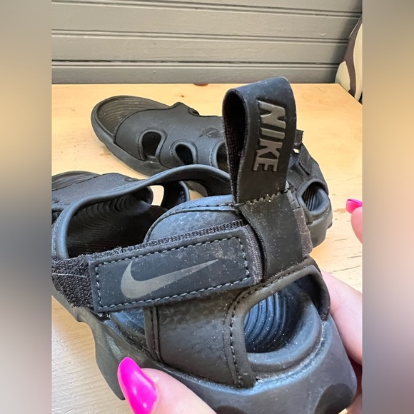 Nike Owaysis Men's Sandals Slippers Slides Flip Flops Black Size 7 - Picture 4 of 5